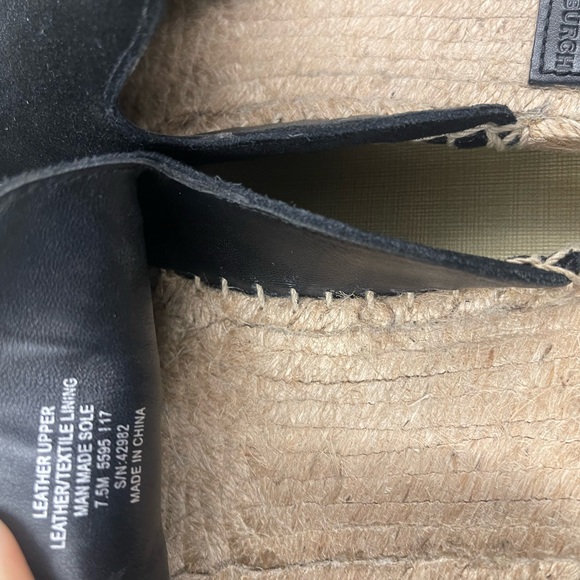 Tory Burch Max espadrille slide Nat Suede NWOB 7.5M - Picture 5 of 8